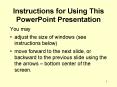 Instructions for Using This PowerPoint Presentation PowerPoint PPT Presentation