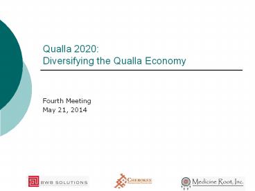 Qualla 2020: Diversifying the Qualla Economy