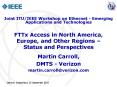 FTTx Access in North America, Europe, and Other Regions  PowerPoint PPT Presentation