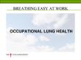 BREATHING EASY AT WORK PowerPoint PPT Presentation