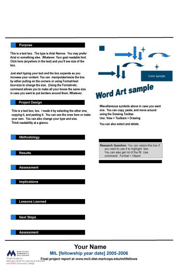presentation player overlay