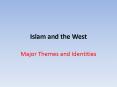 Islam and the West PowerPoint PPT Presentation