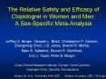 The Relative Safety and Efficacy of Clopidogrel in Women and Men: A Sex-Specific Meta-Analysis PowerPoint PPT Presentation