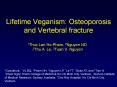 Lifetime Veganism: Osteoporosis and Vertebral fracture PowerPoint PPT Presentation