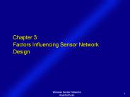 Sensor Networks