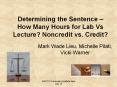 Determining the Sentence  PowerPoint PPT Presentation