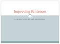 Stringy and Wordy sentences PowerPoint PPT Presentation