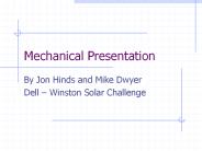 Mechanical Presentation
