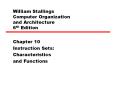 William Stallings Computer Organization and Architecture 6th Edition PowerPoint PPT Presentation