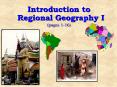 Introduction to Regional Geography I PowerPoint PPT Presentation