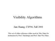 Visibility Algorithms
