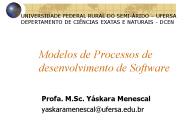 Modelos de Processos de desenvolvimento de Software