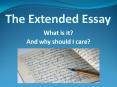 The Extended Essay PowerPoint PPT Presentation