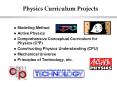 Physics Curriculum Projects PowerPoint PPT Presentation