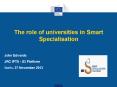 The role of universities in Smart Specialisation PowerPoint PPT Presentation