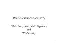 Web Services Security PowerPoint PPT Presentation