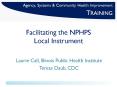 Facilitating the NPHPS Local Instrument PowerPoint PPT Presentation