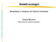 Modelli ecologici