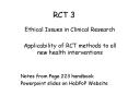 RCT 3 PowerPoint PPT Presentation