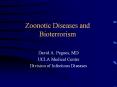 Zoonotic Diseases and Bioterrorism PowerPoint PPT Presentation