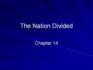 The Nation Divided