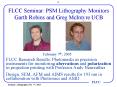 FLCC Seminar: PSM Lithography Monitors Garth Robins and Greg McIntyre UCB PowerPoint PPT Presentation