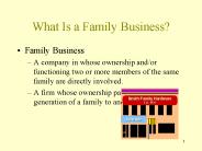 What Is a Family Business?