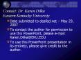 Contact: Dr. Karen Dilka Eastern Kentucky University PowerPoint PPT Presentation
