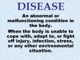 DISEASE PowerPoint PPT Presentation