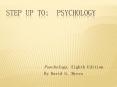 Step Up To: Psychology PowerPoint PPT Presentation