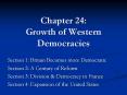 Chapter 24: Growth of Western Democracies PowerPoint PPT Presentation