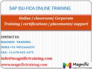 sap isu-fica online training in hyderabad,india
