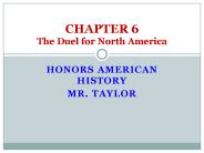 Honors American History