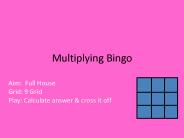 Multiplying Bingo
