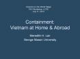 Containment: Vietnam at Home PowerPoint PPT Presentation