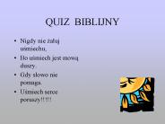 QUIZ BIBLIJNY