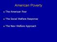 American Poverty PowerPoint PPT Presentation