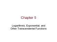 Logarithmic, Exponential, and Other Transcendental Functions PowerPoint PPT Presentation