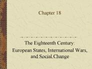 The Eighteenth Century: