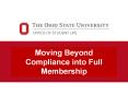 Moving Beyond Compliance into Full Membership PowerPoint PPT Presentation
