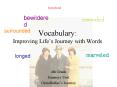 Vocabulary:  Improving Life PowerPoint PPT Presentation