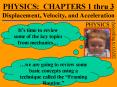 PHYSICS: CHAPTERS 1 thru 3 PowerPoint PPT Presentation