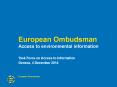 European Ombudsman PowerPoint PPT Presentation