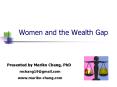 Women and the Wealth Gap PowerPoint PPT Presentation