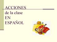 ACCIONES  de la clase EN ESPA