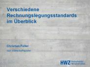 Verschiedene Rechnungslegungsstandards im 