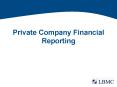 Private Company Financial Reporting PowerPoint PPT Presentation