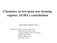 Chemistry in low-mass star forming regions: ALMA