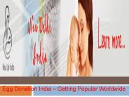 Egg Donation India – Getting Popular Worldwide