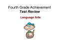 Fourth Grade Achievement Test Review PowerPoint PPT Presentation